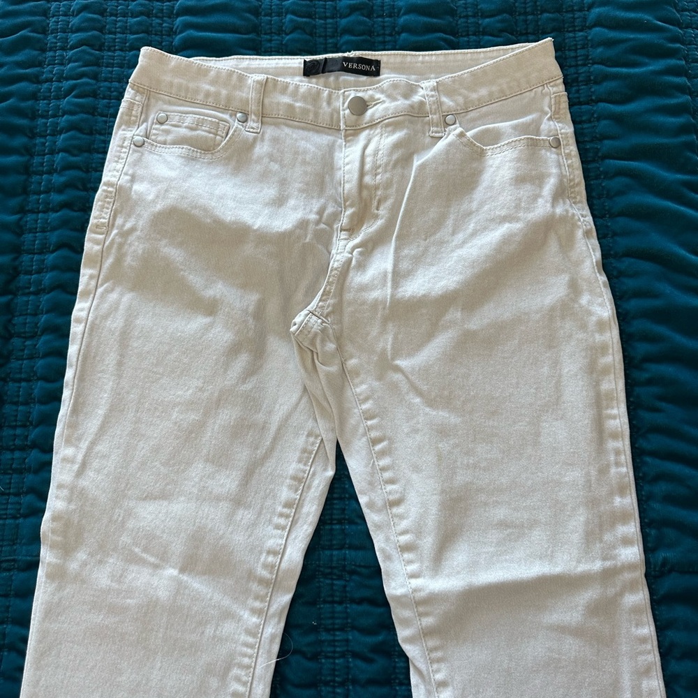 Verona White Denim Jeans
